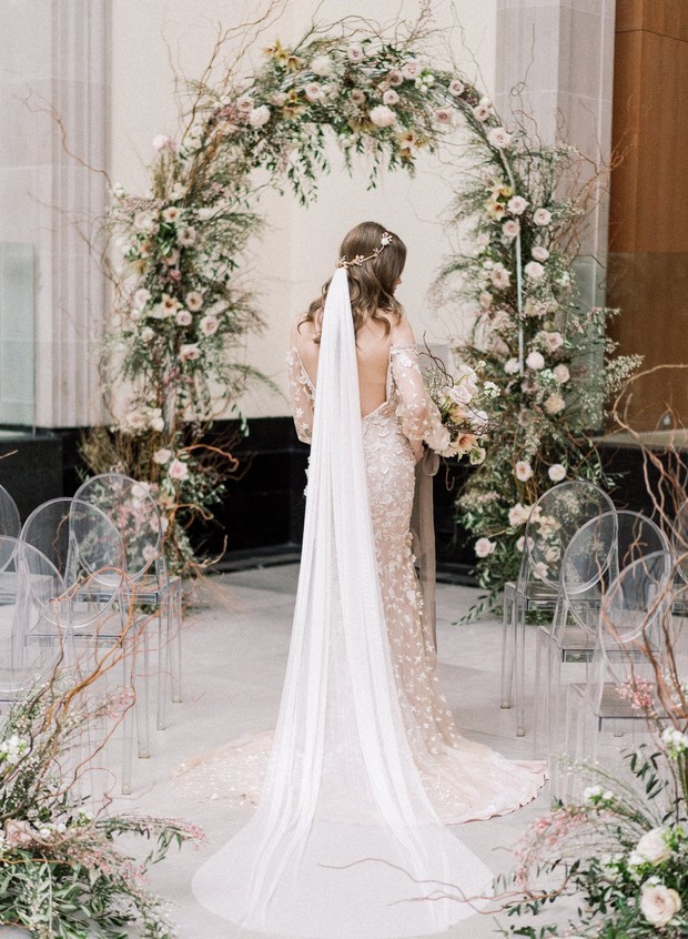 cathedral wedding veil