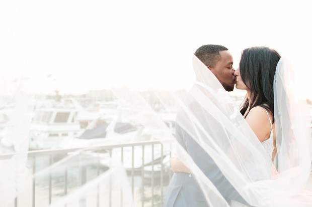 wedding kiss