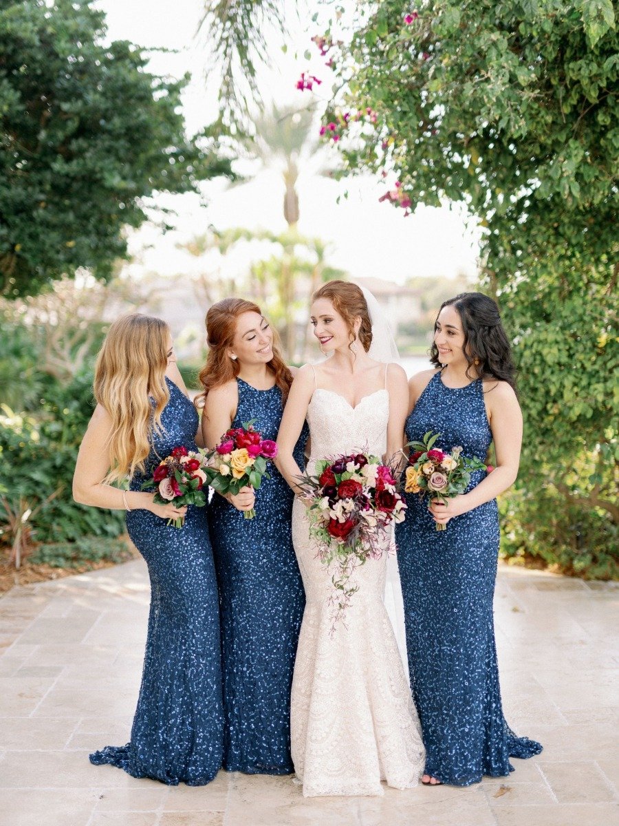 A Jewel Toned Private Estate Wedding Under the Stars in Florida