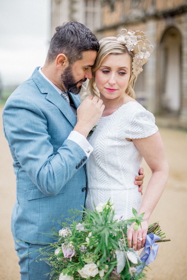 modern bridal look