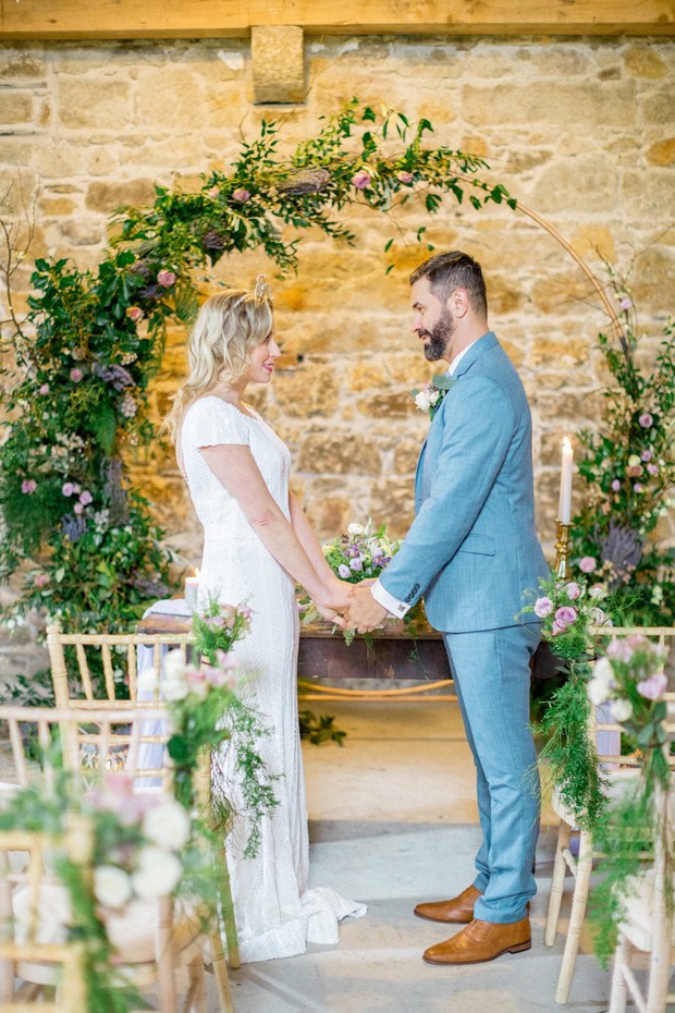 circle wedding arbor