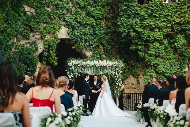 elegant outdoor wedding