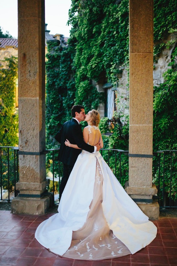 elegant wedding portrait