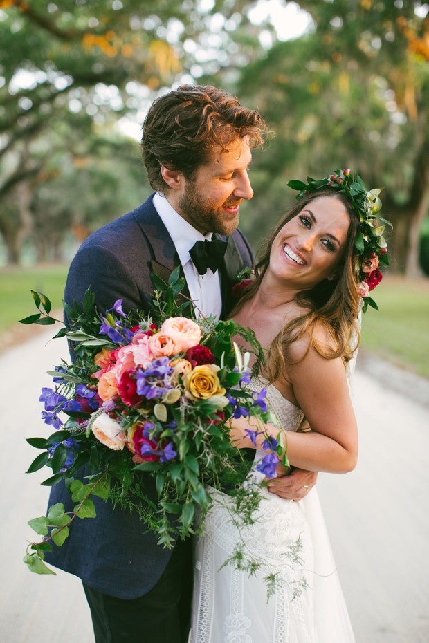 gorgeous garden chic wedding