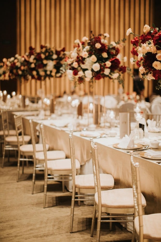 luxury wedding reception