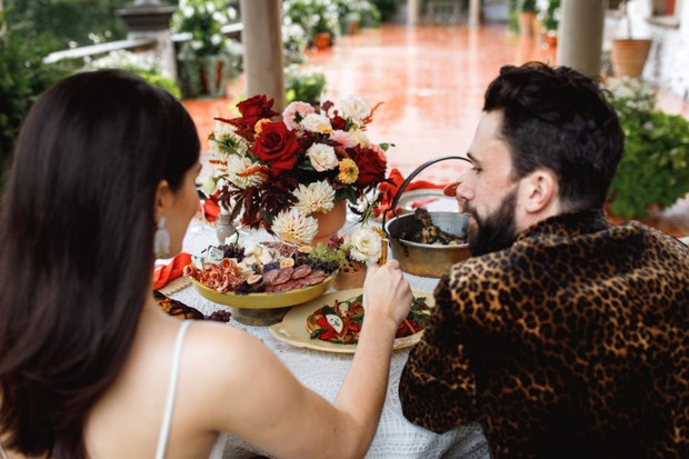 fall wedding spread