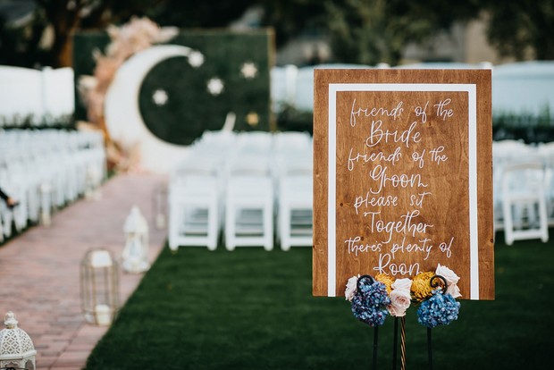 wedding sign