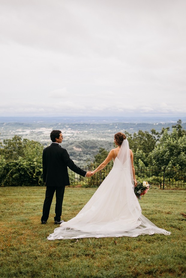 scenic outdoor wedding