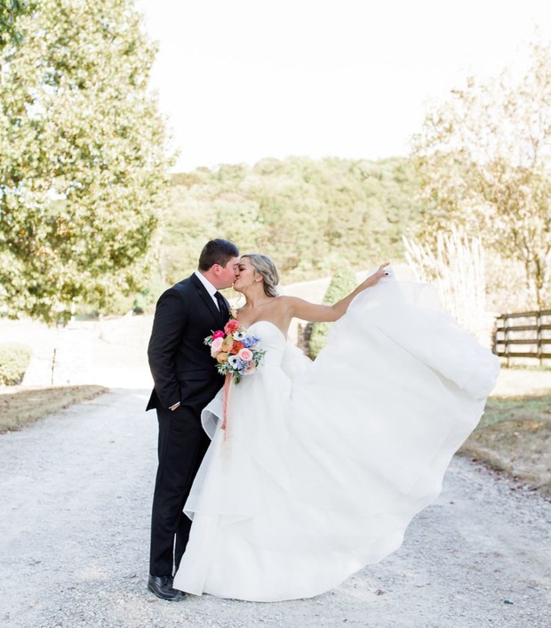 wedding kiss