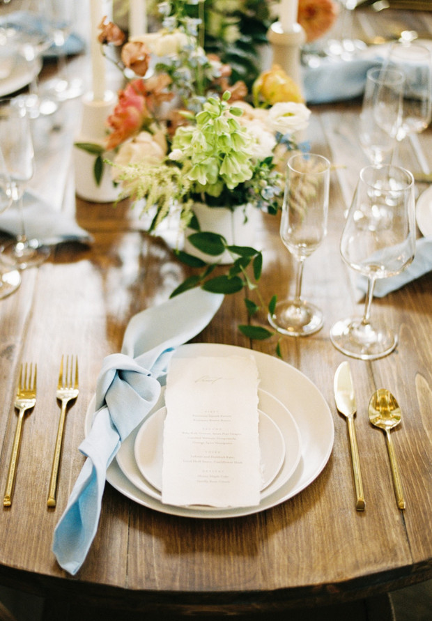 wedding place setting