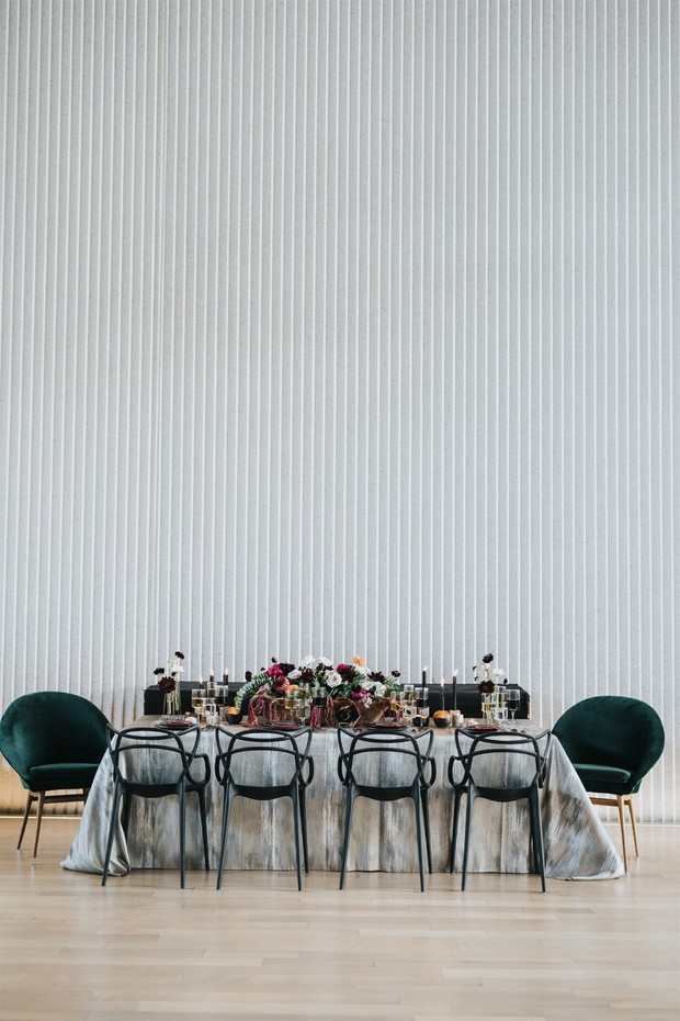 How To Mix And Match Your Moody Wedding Decor