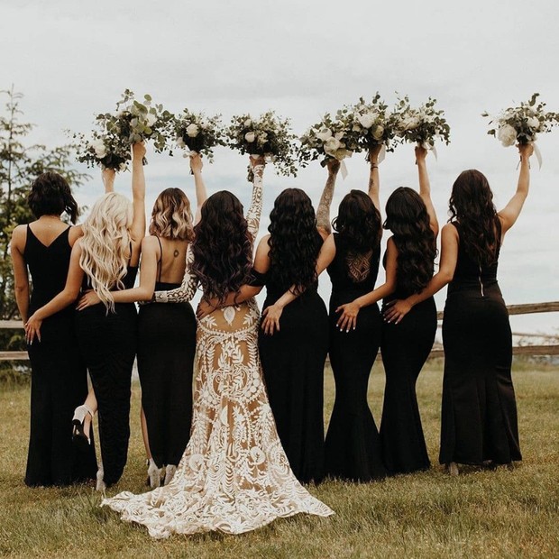 19 of the Most Baller Bride Squad Snaps from 2019