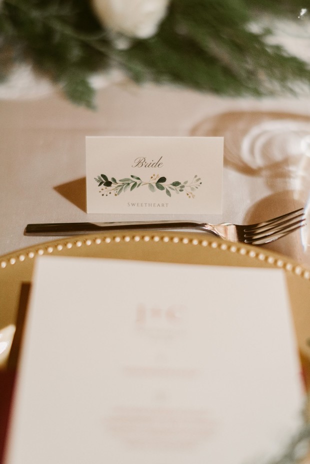 wedding place card