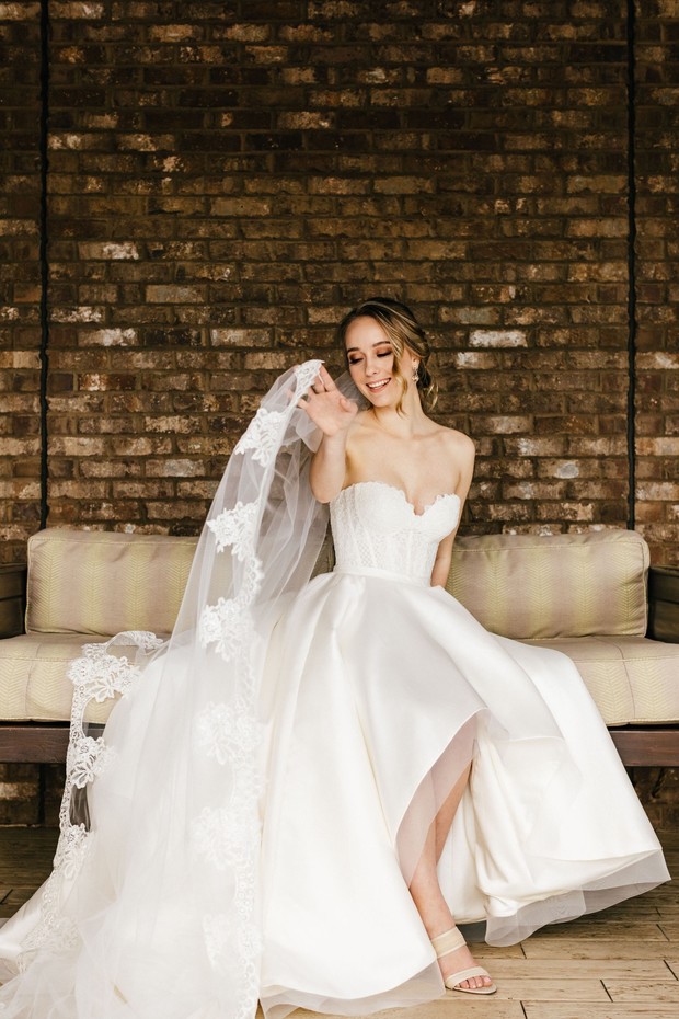 wedding dress by VanSant Atelier