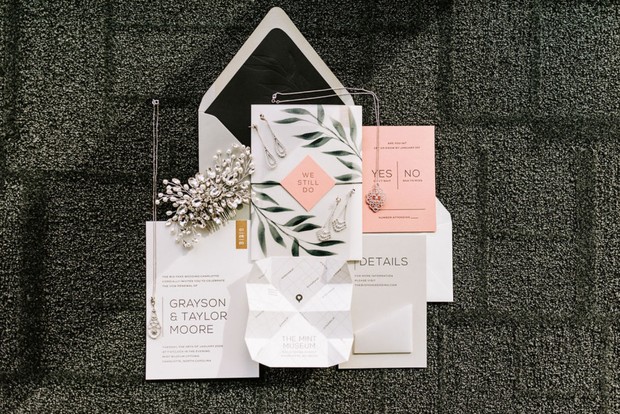 Wedding invitation suite