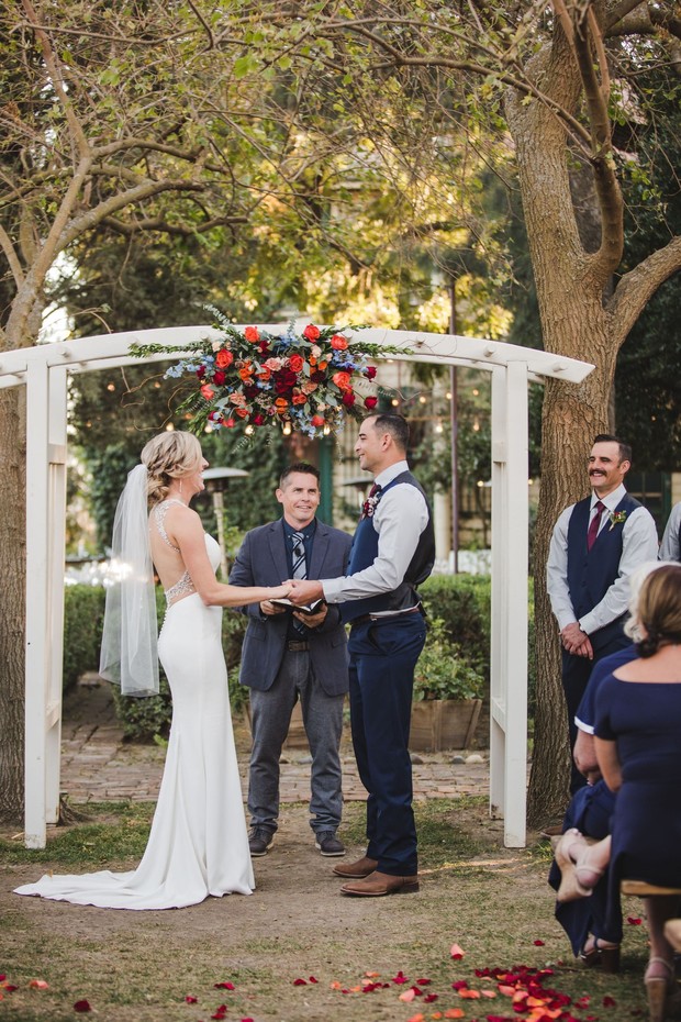 outdoor wedding ceremony