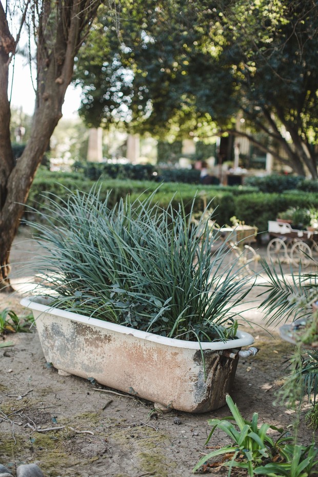 rustic chic garden wedding