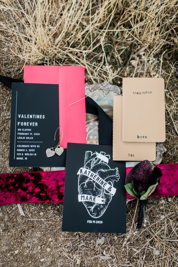 elopement invitation suite