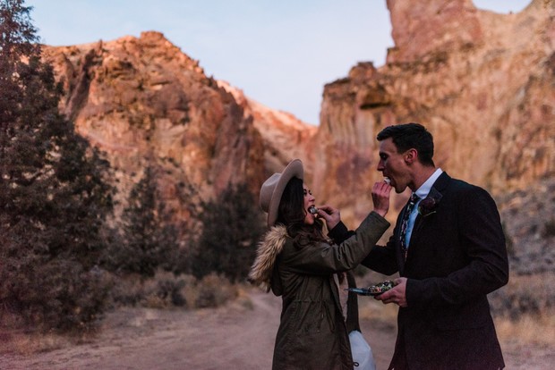 desert elopement idea