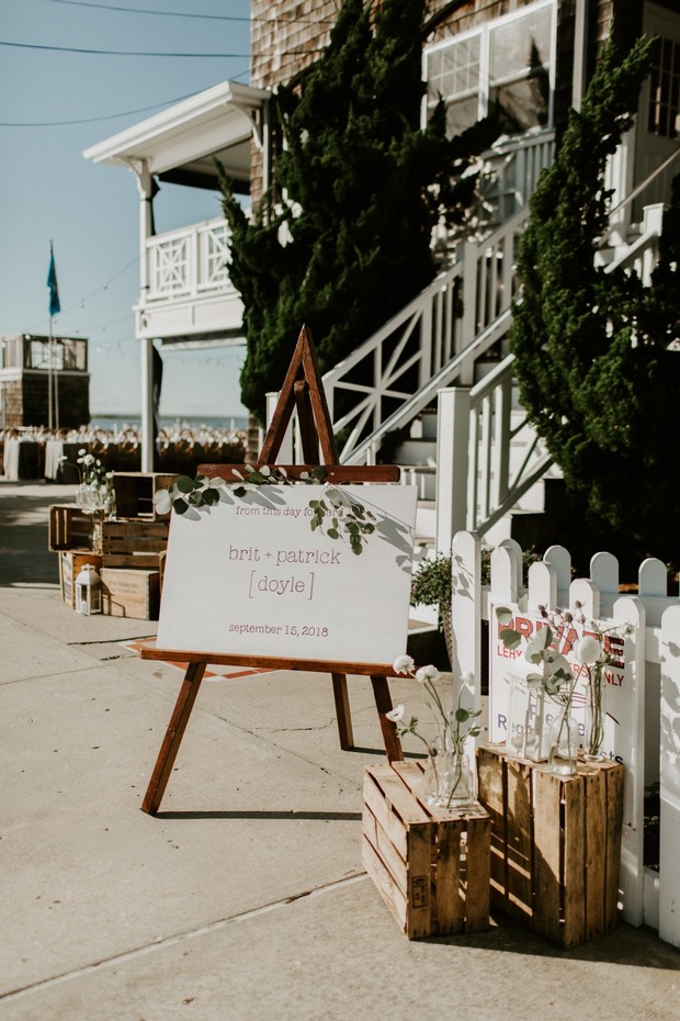 wedding welcome sign