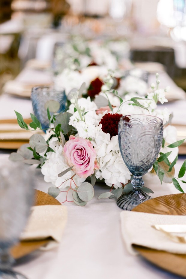 reception floral centerpiece