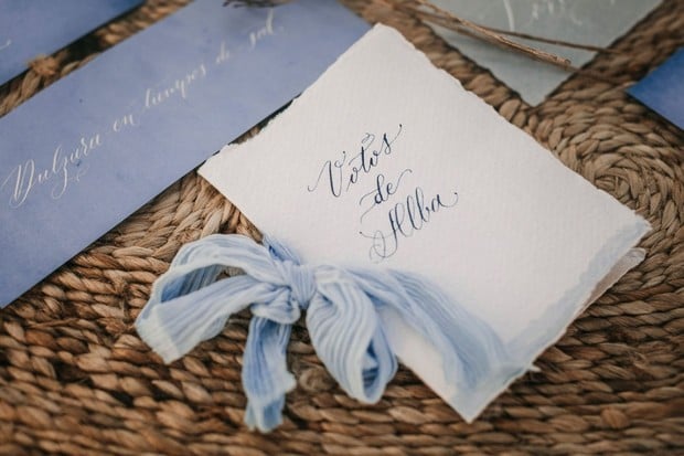 hand lettered wedding invitations