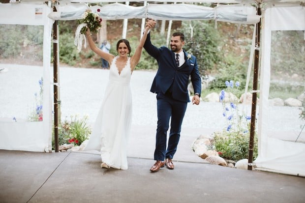 wedding reception entrance