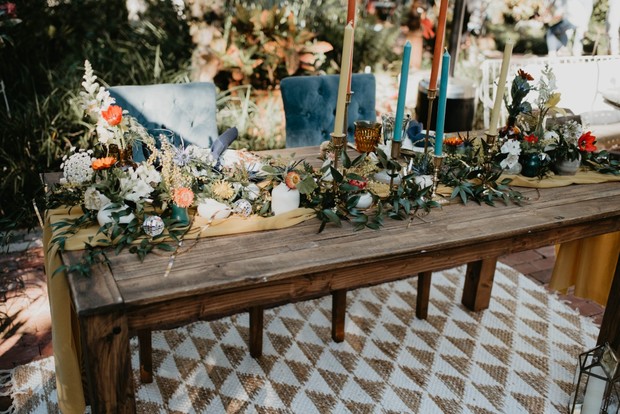 sweetheart table design for a wedding