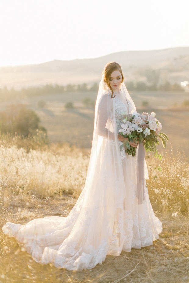 elegant bridal portrait