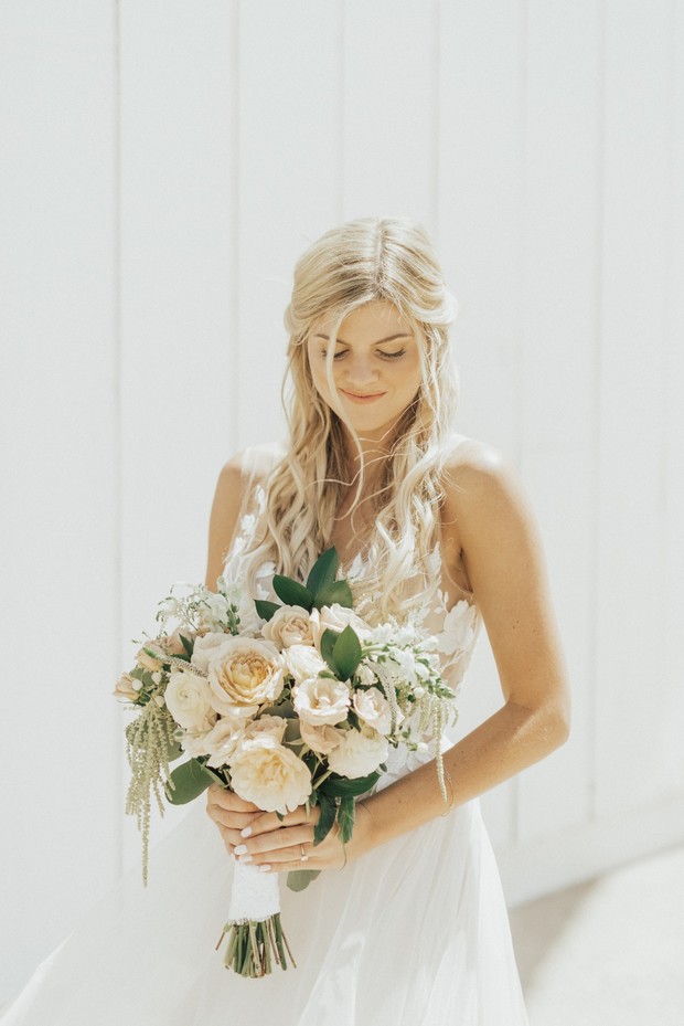 summertime bridal look