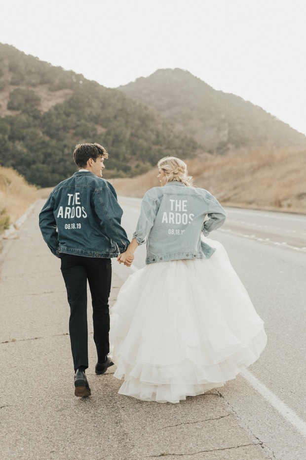 cute matching jean jackets