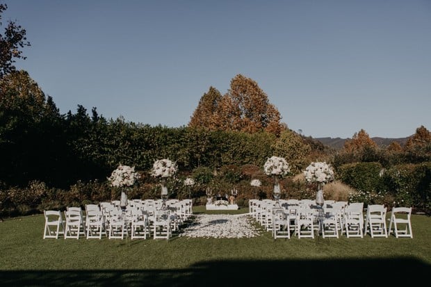 Modern Black Tie Wedding At Auberge Resort In Napa