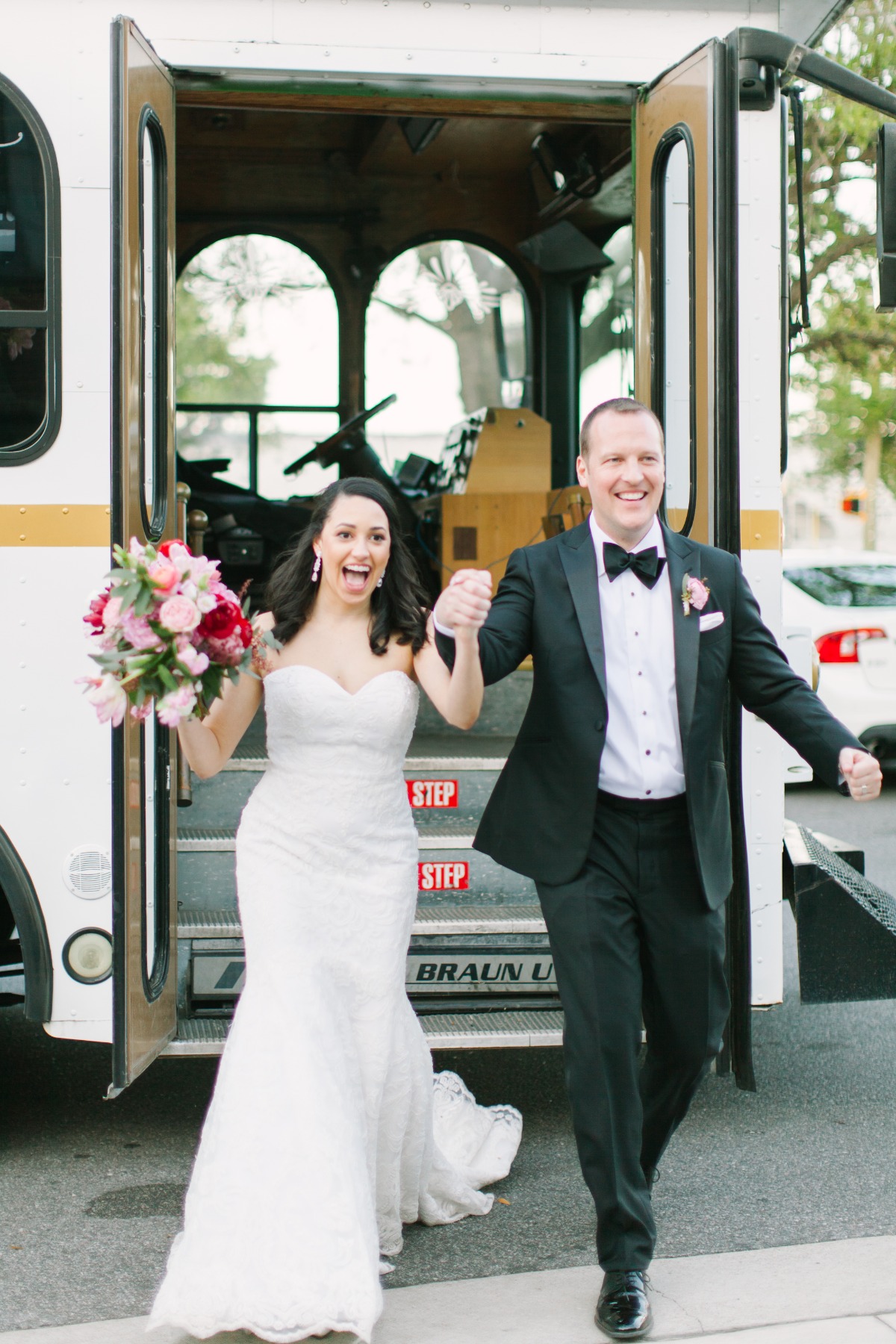 wedding bus