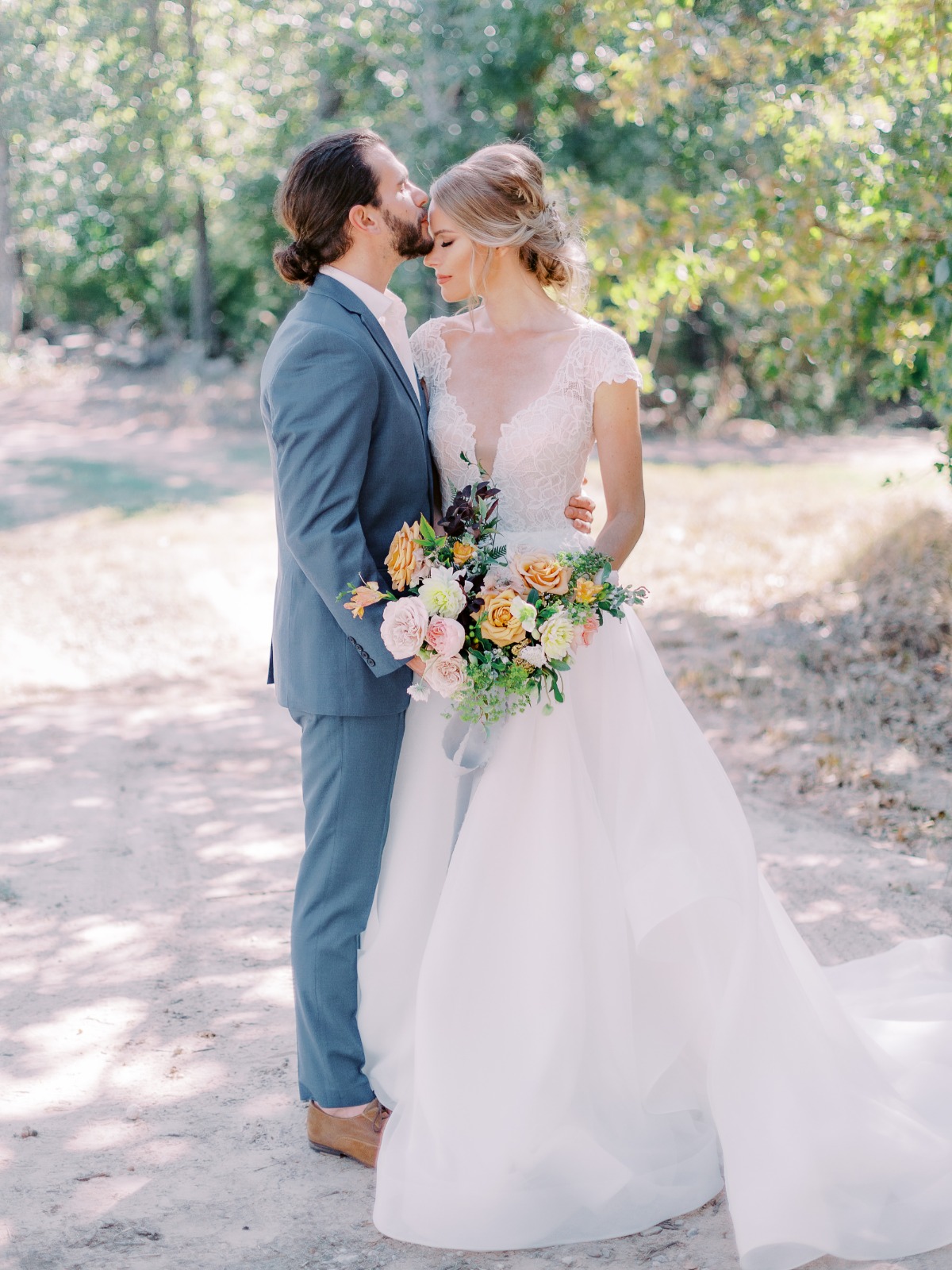 BLUSH by Hayley Paige Style #WILLOW cap sleeve ballgown