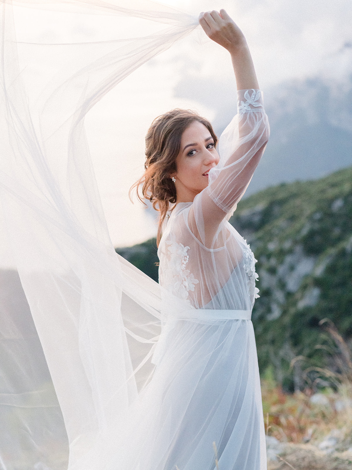 open back wedding dress from Le Petit Atelier Veron