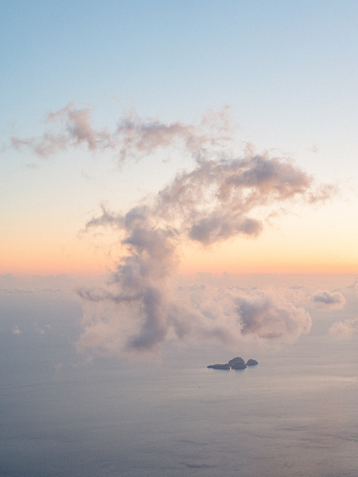 Amalfi coast sunset