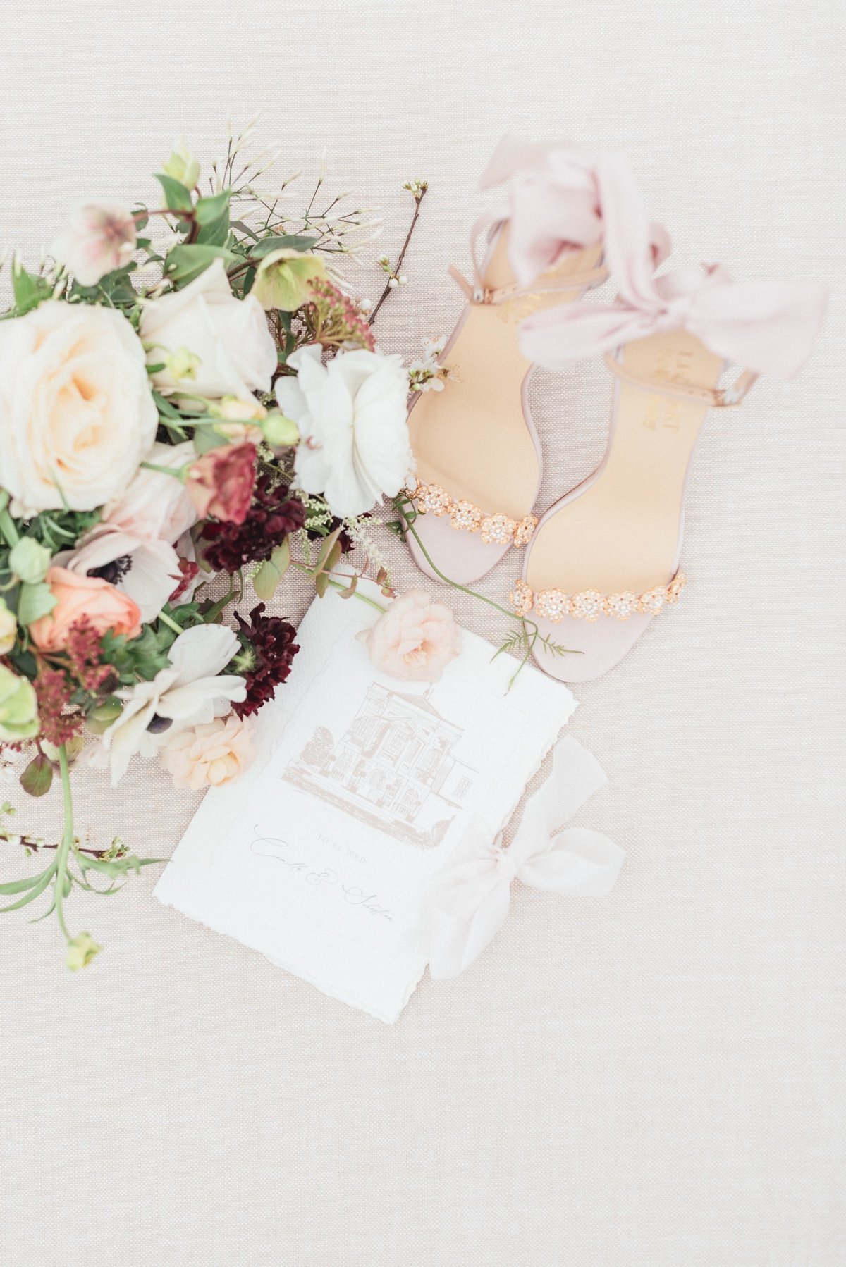 Bella Belle pink wedding shoes