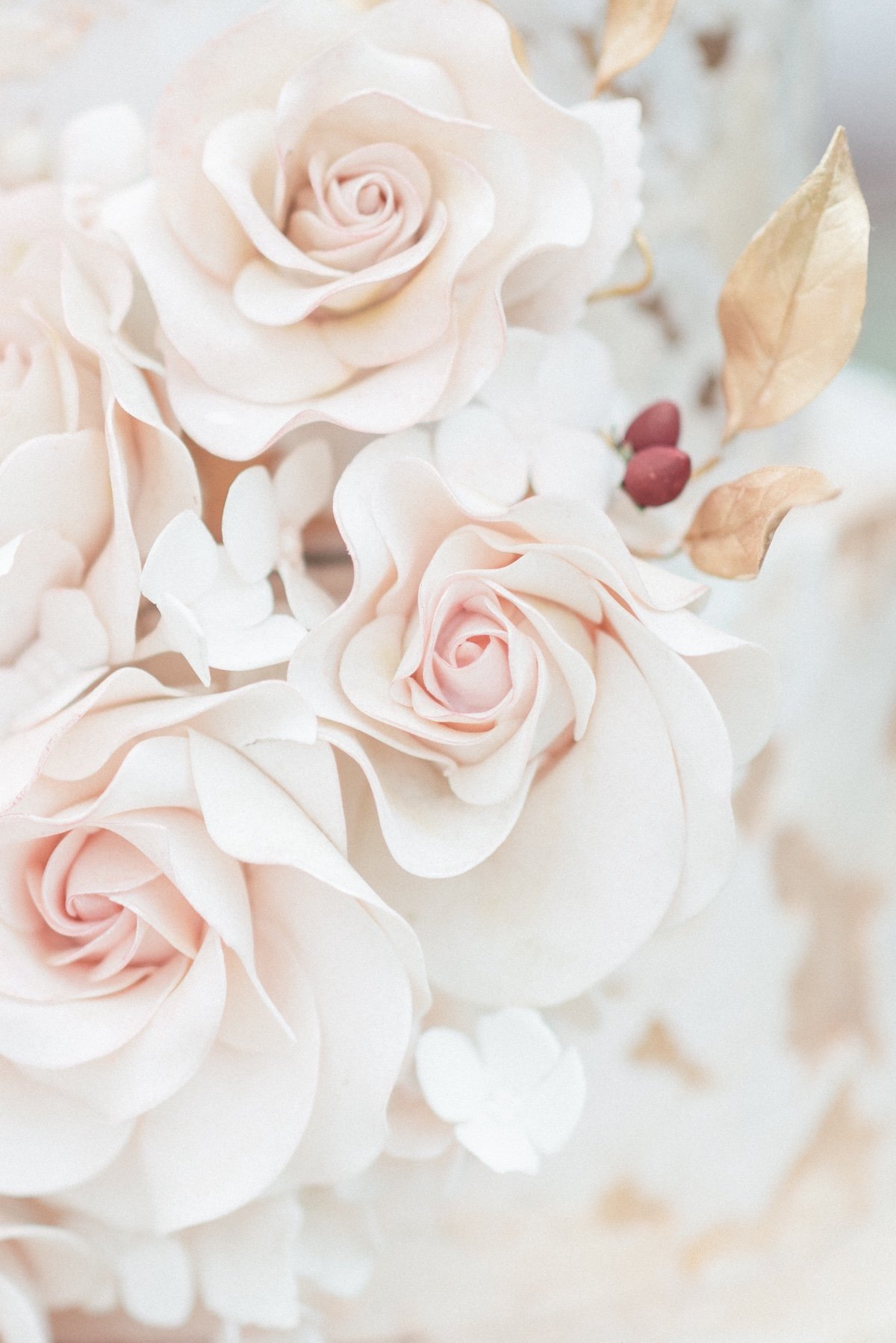 pink wedding roses