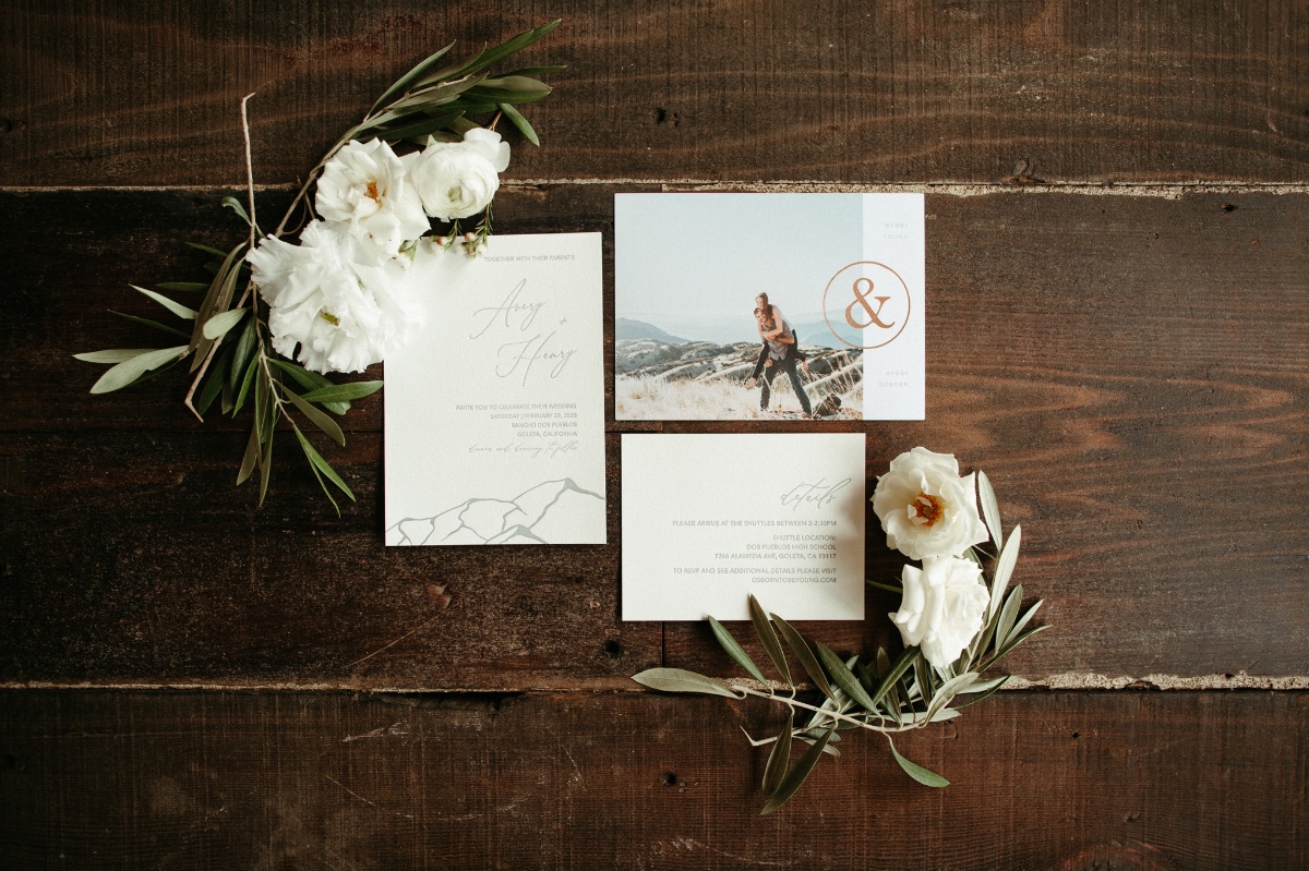 rustic wedding invitations