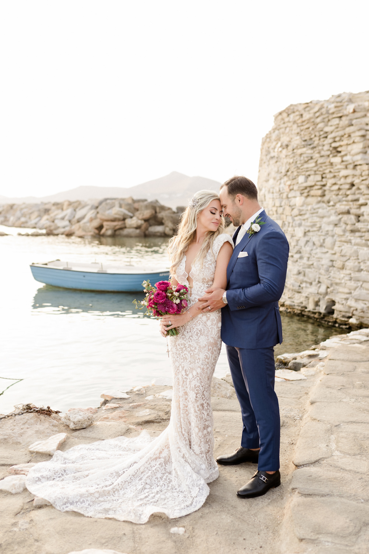 Destination wedding in Naoussa, Greece