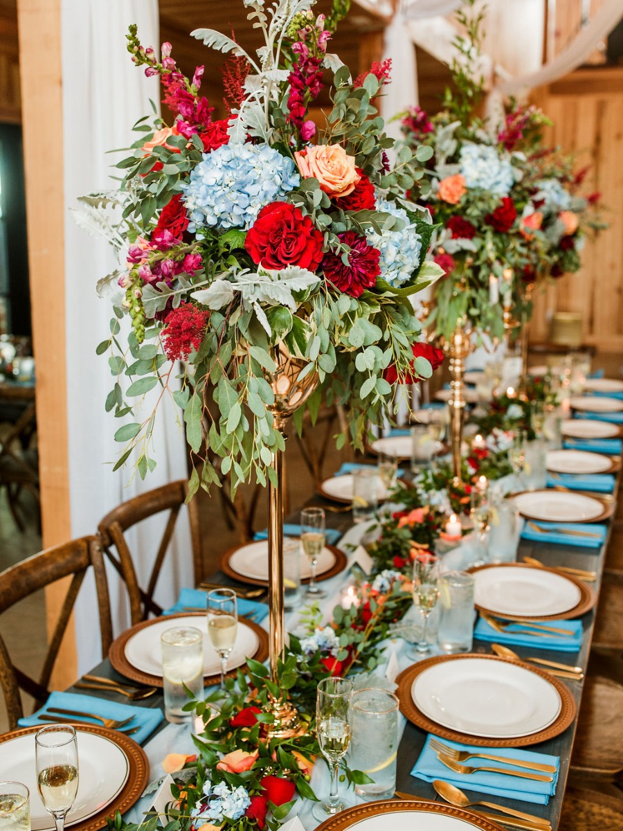 A Picturesque Jewel-Toned Wedding at Allenbrooke Farms In Nashville