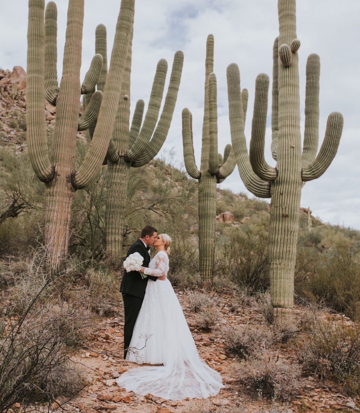 Ritzy Black and White Wedding at Ritz-Carlton in Arizona