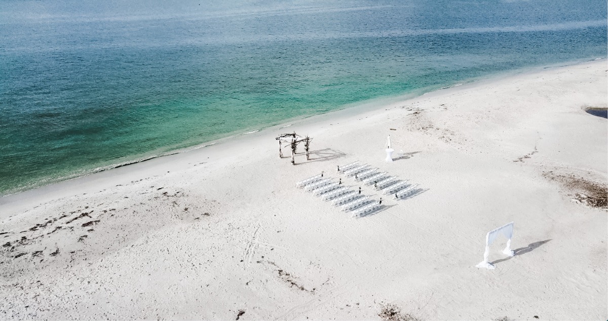 weddding-ceremony-aerial-shot