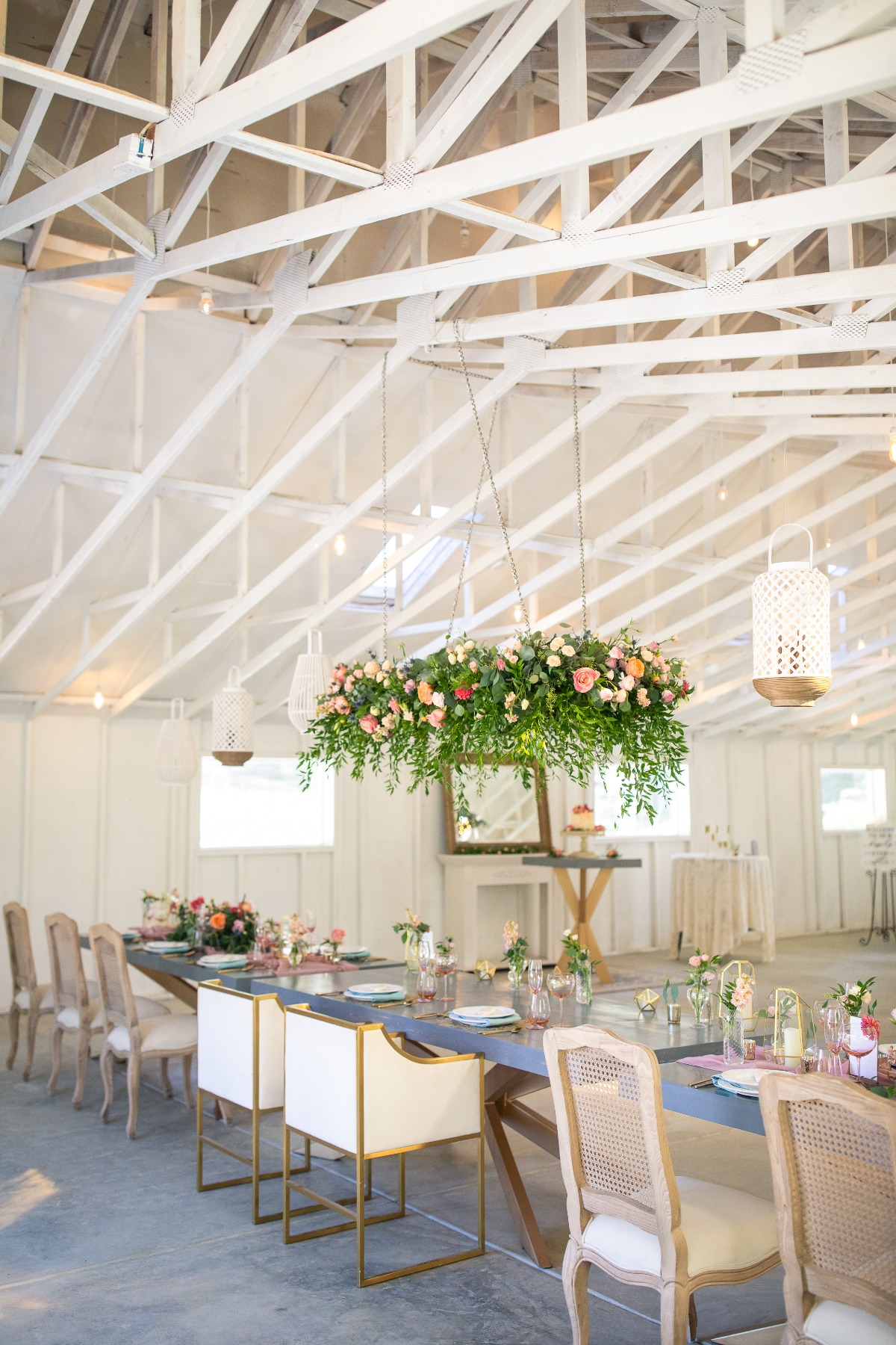 Colorful Micro Barn Wedding designed by Peachy Keen Weddings