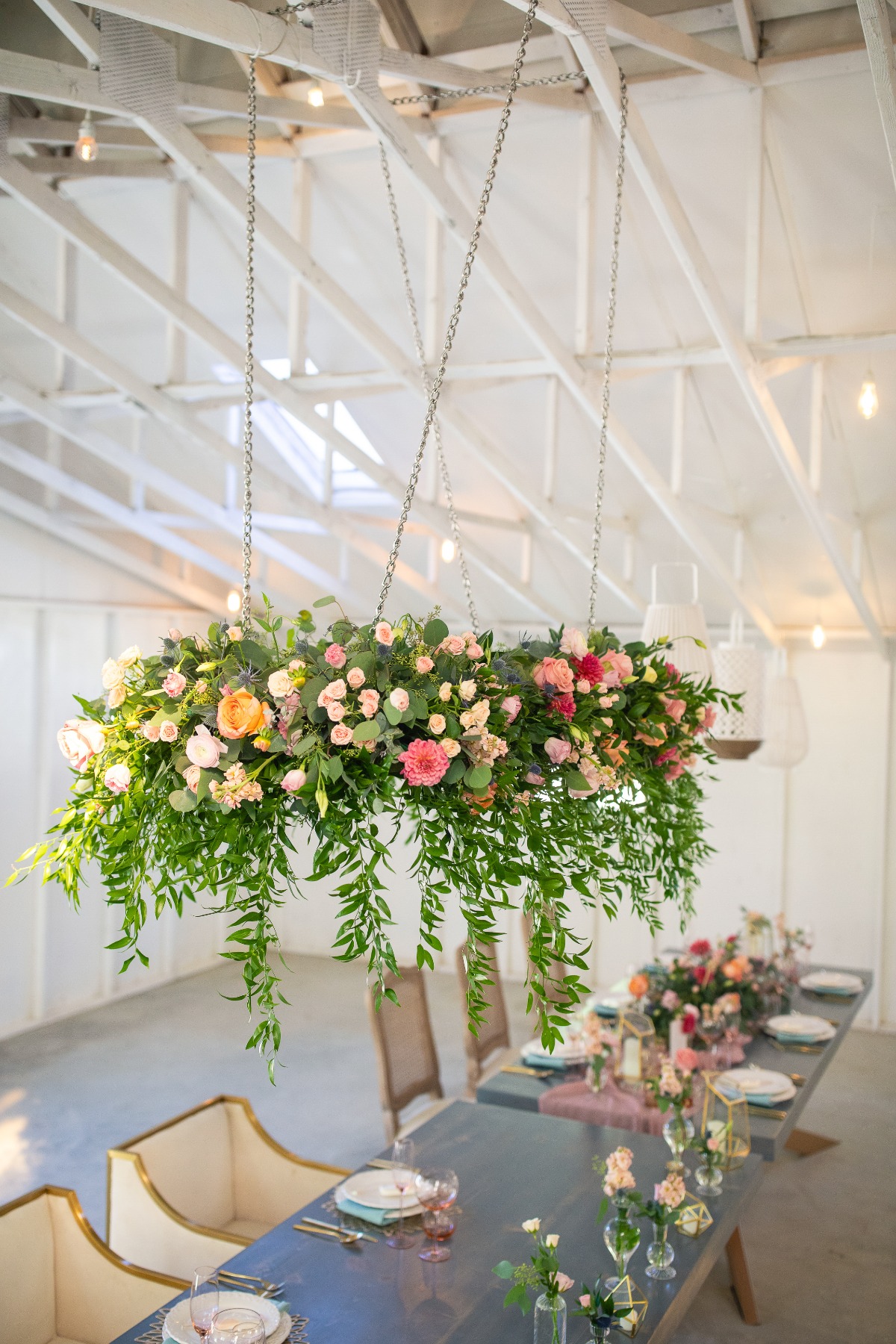 Colorful Micro Barn Wedding designed by Peachy Keen Weddings