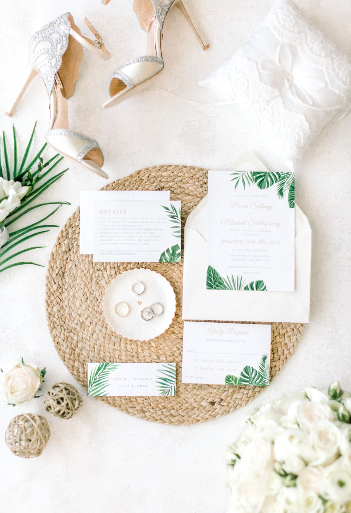 We're Coconuts for this Tropical Themed New Jersey Wedding