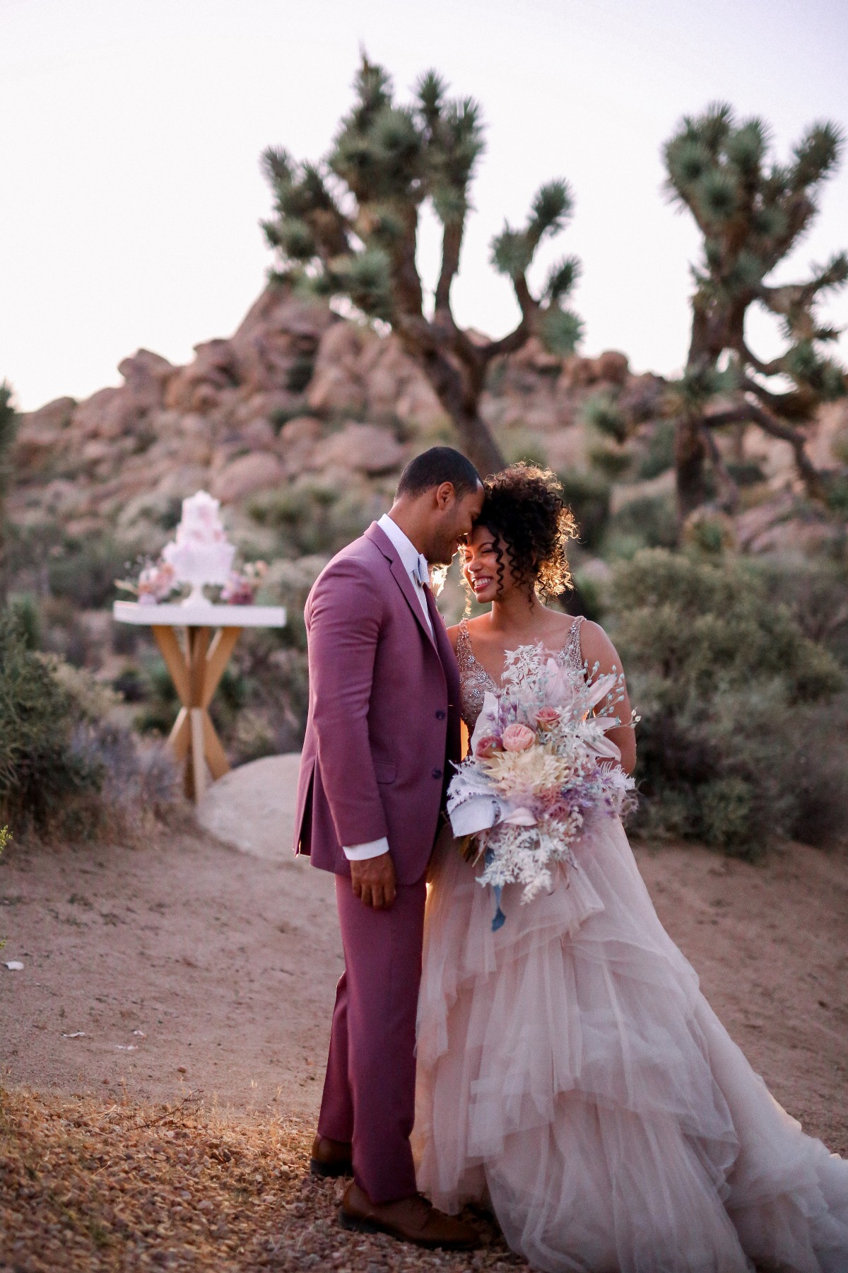 Iridescent  Dreams Surprise Wedding in Joshua Tree