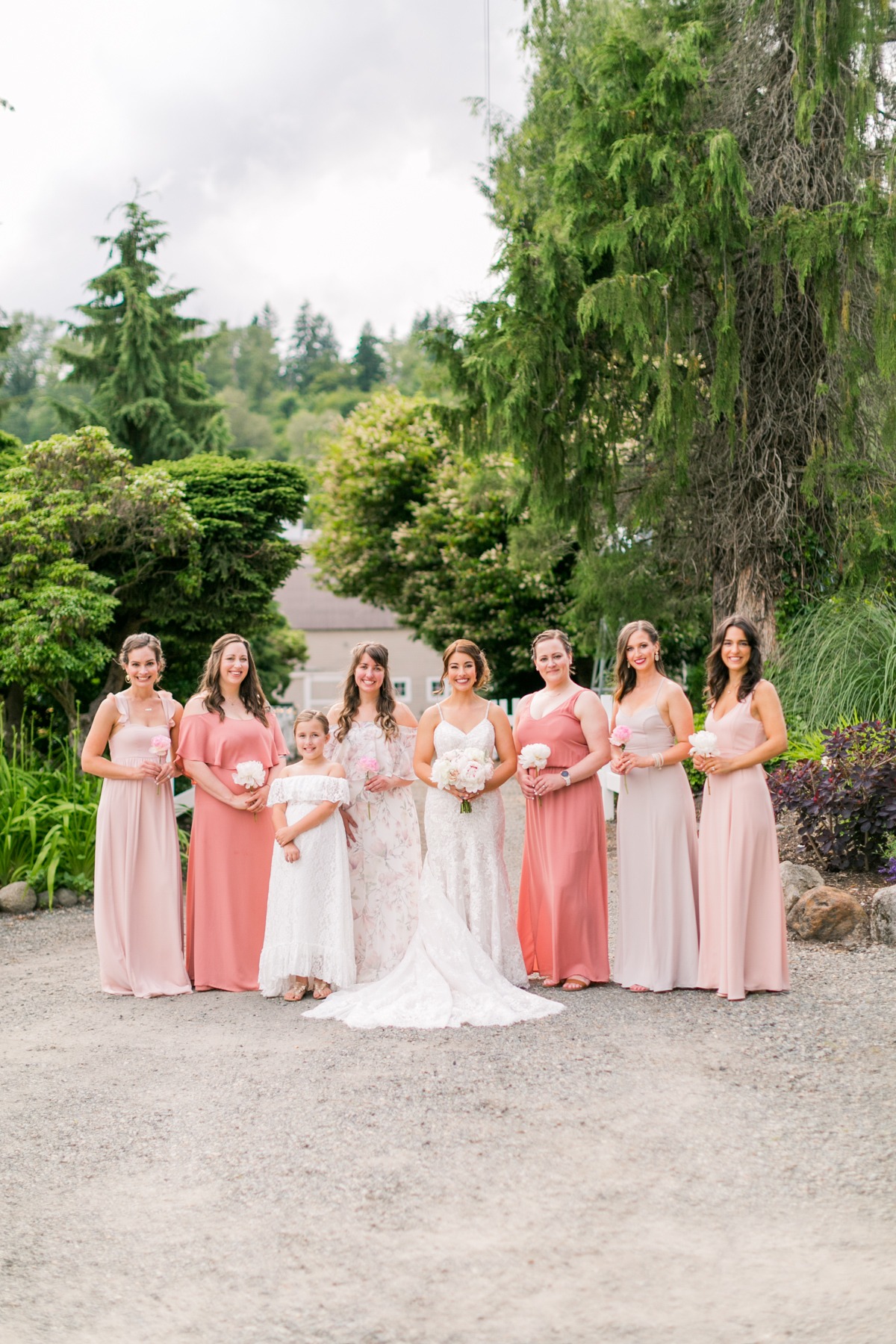 Intimate Washington Cheerful Farmhouse Micro-Wedding