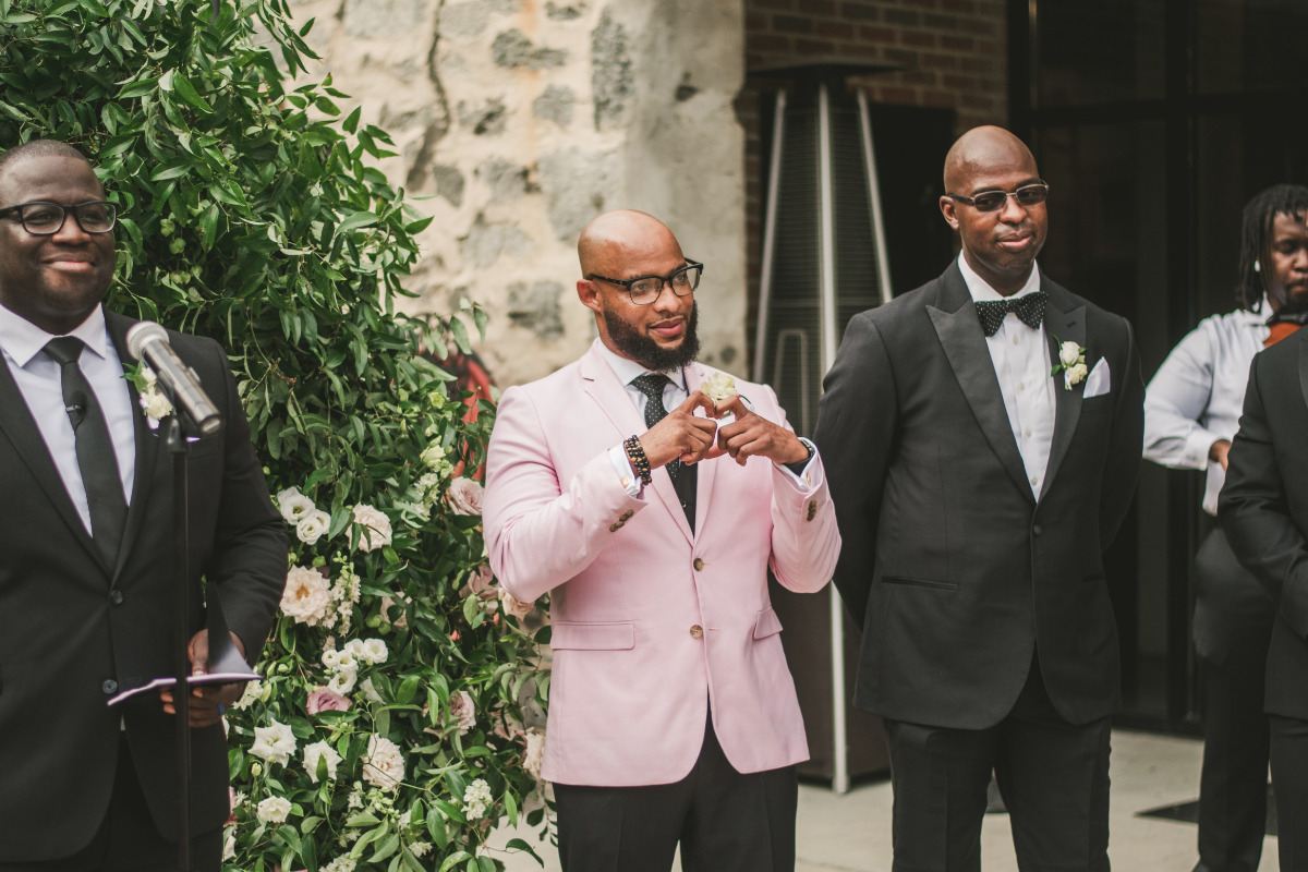 It was Industrial Glam and Florals Galore at this Main Street Ballroom Wedding