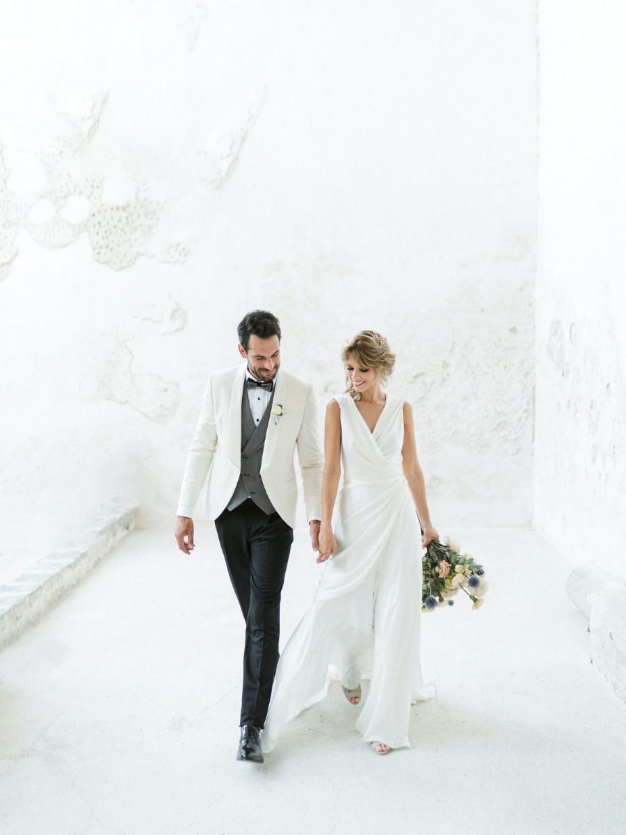 Breathtaking Blue and White Wedding On The Amalfi Coast